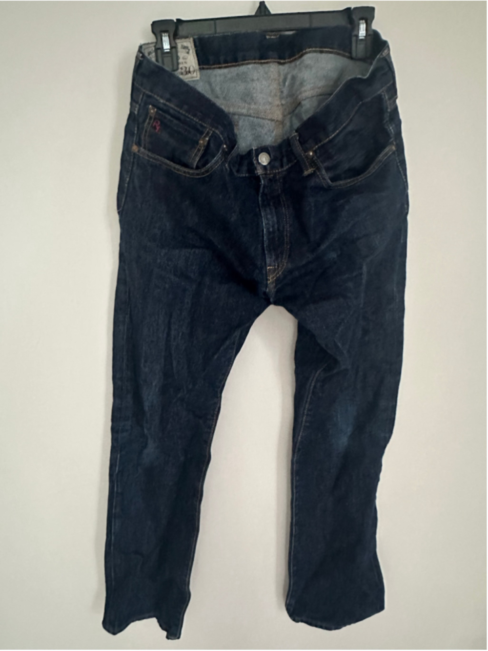 Men's Polo Ralph Lauren Varick Slim Straight Jeans Waist 30 Blue